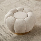 Bouclé Pouf Fleur