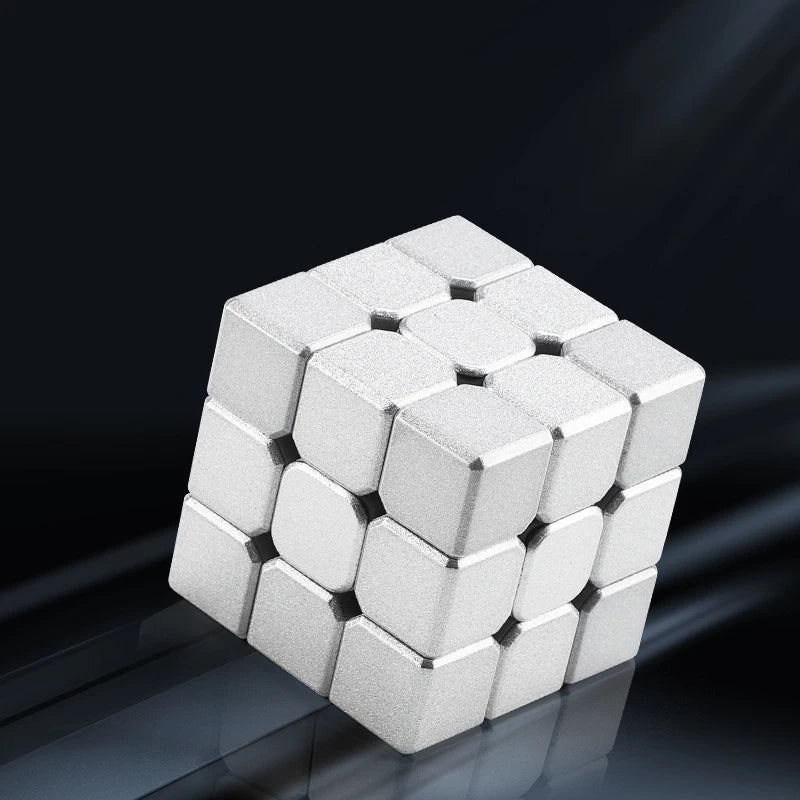 Minimalist Metal Rubik's Cube