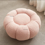 Bouclé Pouf Fleur