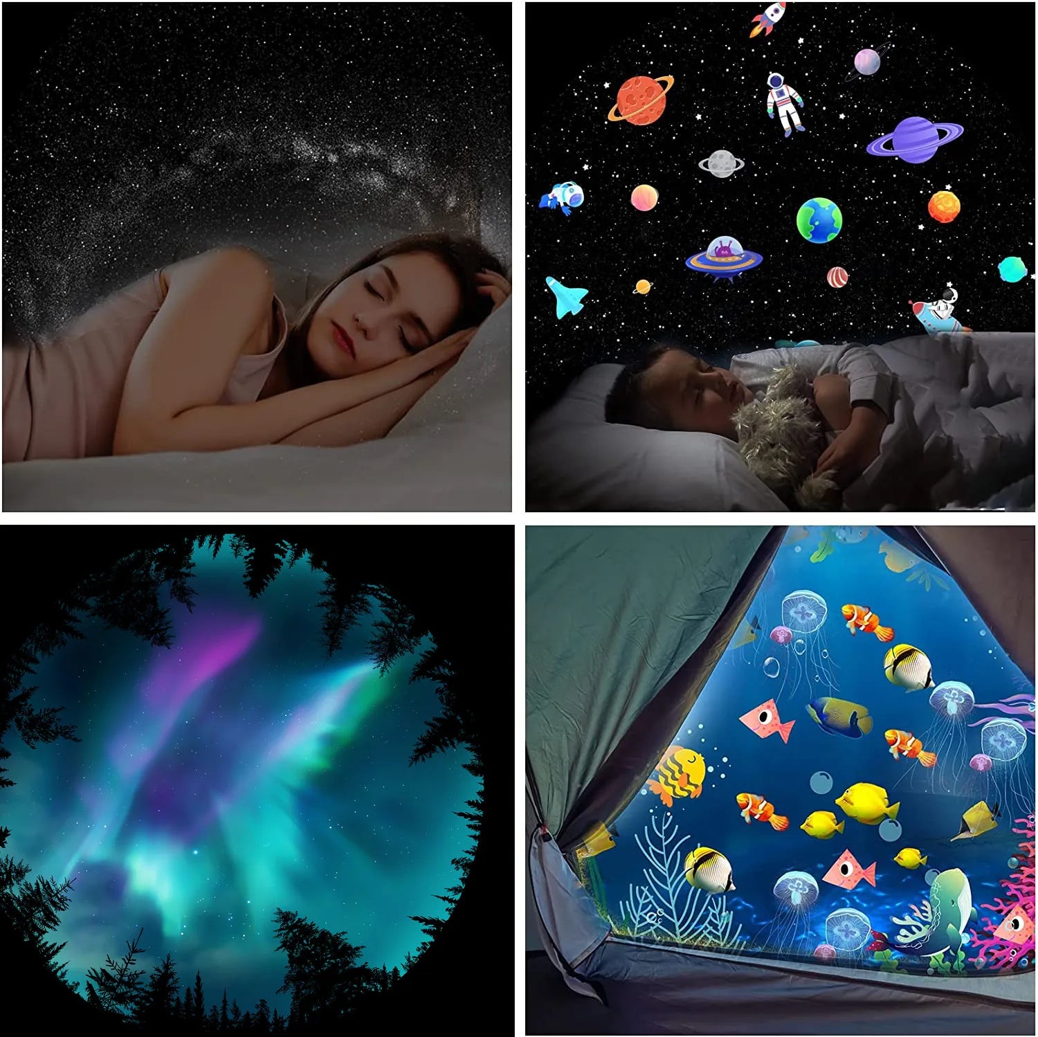 LED Star Projector Night Light