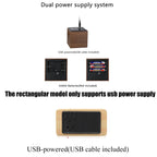 Wood Block Alarm Clock