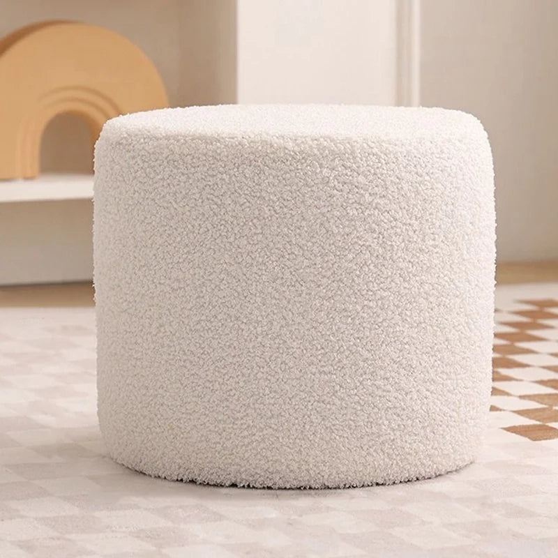 Bouclé Pouf Marshmallow