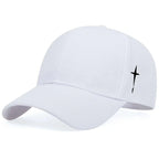Cross Embroidered Baseball Hat