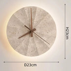 Backlit Eclipse Stone Clock