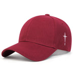 Cross Embroidered Baseball Hat