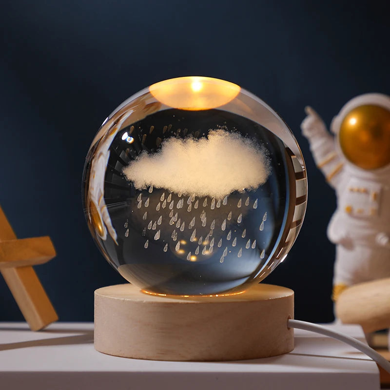 Galactic Crystal Ball Lamp