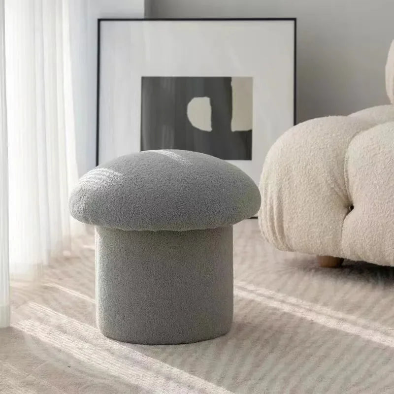 Bouclé Pouf Champignon
