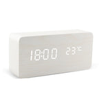 Wood Block Alarm Clock