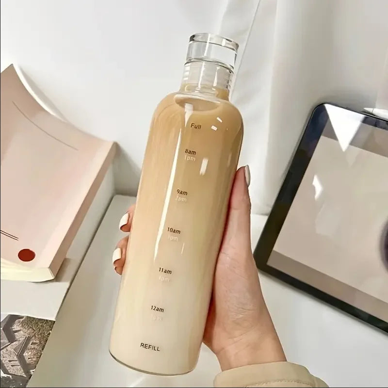 Elegant Water Bottle with Daily Timer