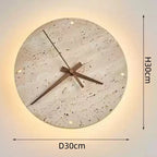 Backlit Eclipse Stone Clock