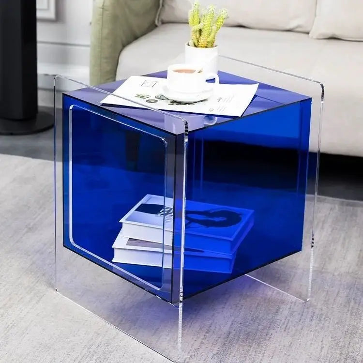 Floating Colour Cube Side Table