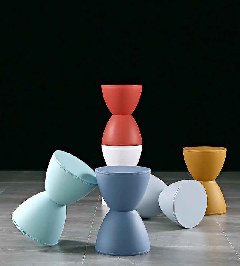 Nordic Hourglass Ottoman