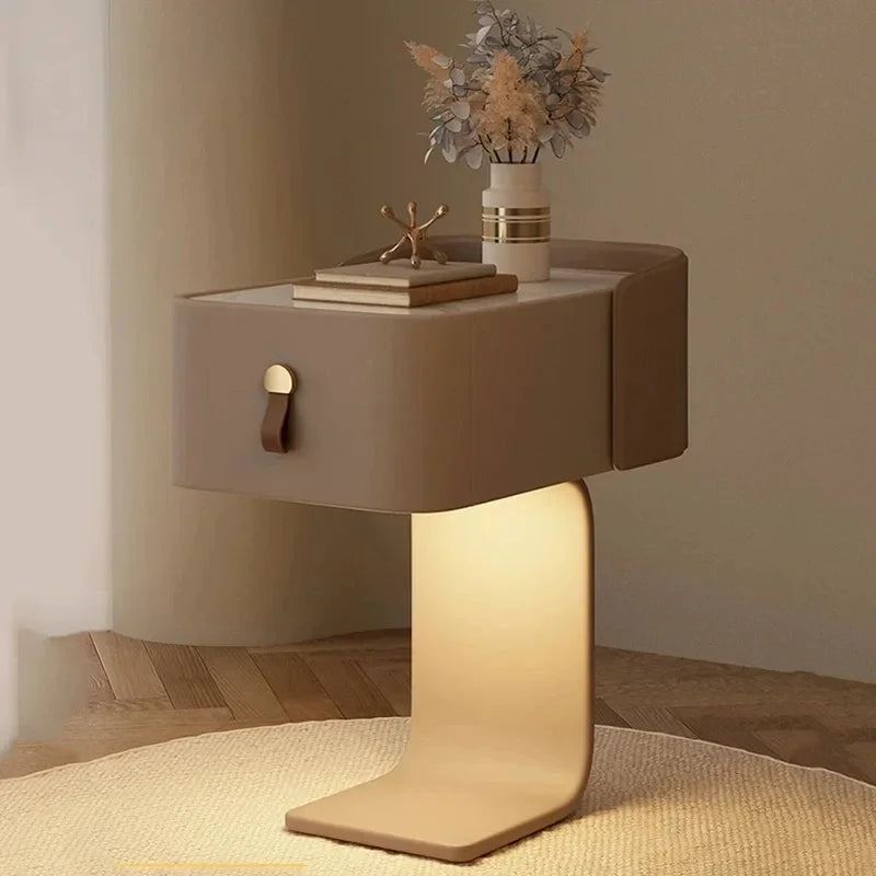 Vallon Pedestal Nightstand