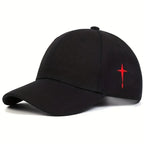 Cross Embroidered Baseball Hat