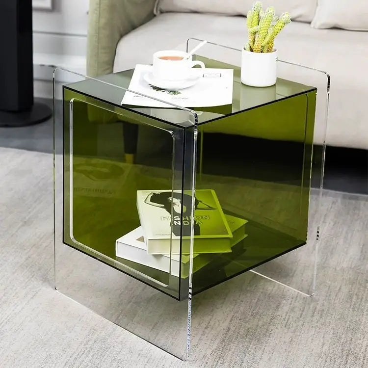 Floating Colour Cube Side Table