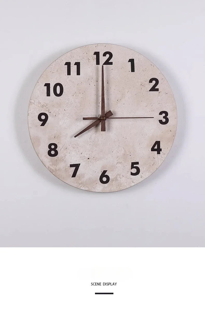 Backlit Eclipse Stone Clock