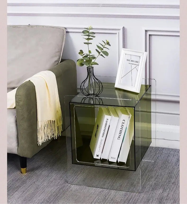 Floating Colour Cube Side Table