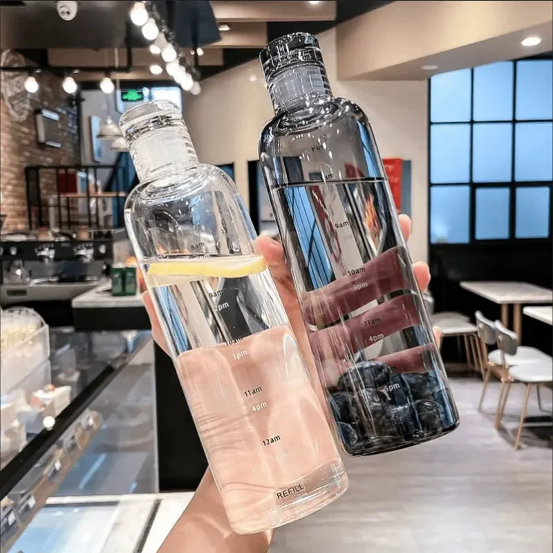 Elegant Water Bottle with Daily Timer