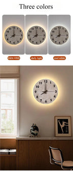 Backlit Eclipse Stone Clock