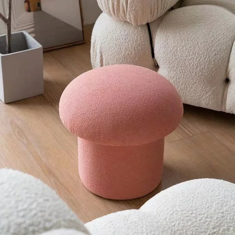 Bouclé Pouf Champignon