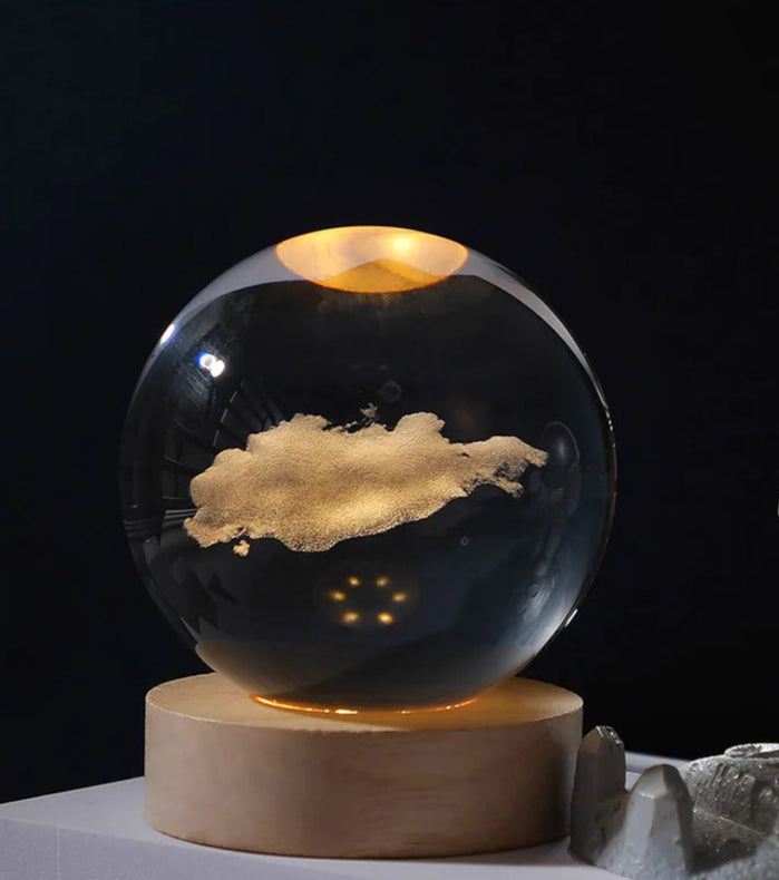 Galactic Crystal Ball Lamp