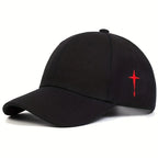 Cross Embroidered Baseball Hat