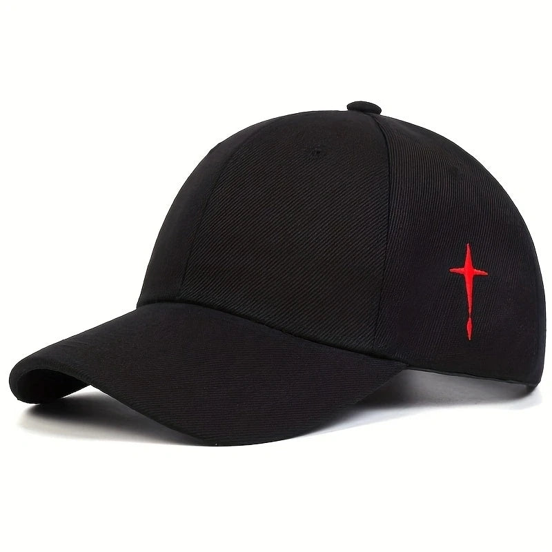Cross Embroidered Baseball Hat