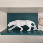 Geometric Panther Statue