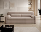 Elioss 3 Seater Storage Sleeper Sofa - Beige