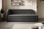 Fabillo Storage Sleeper Sofa - Dark Grey