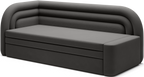 Fabillo Storage Sleeper Sofa - Dark Grey