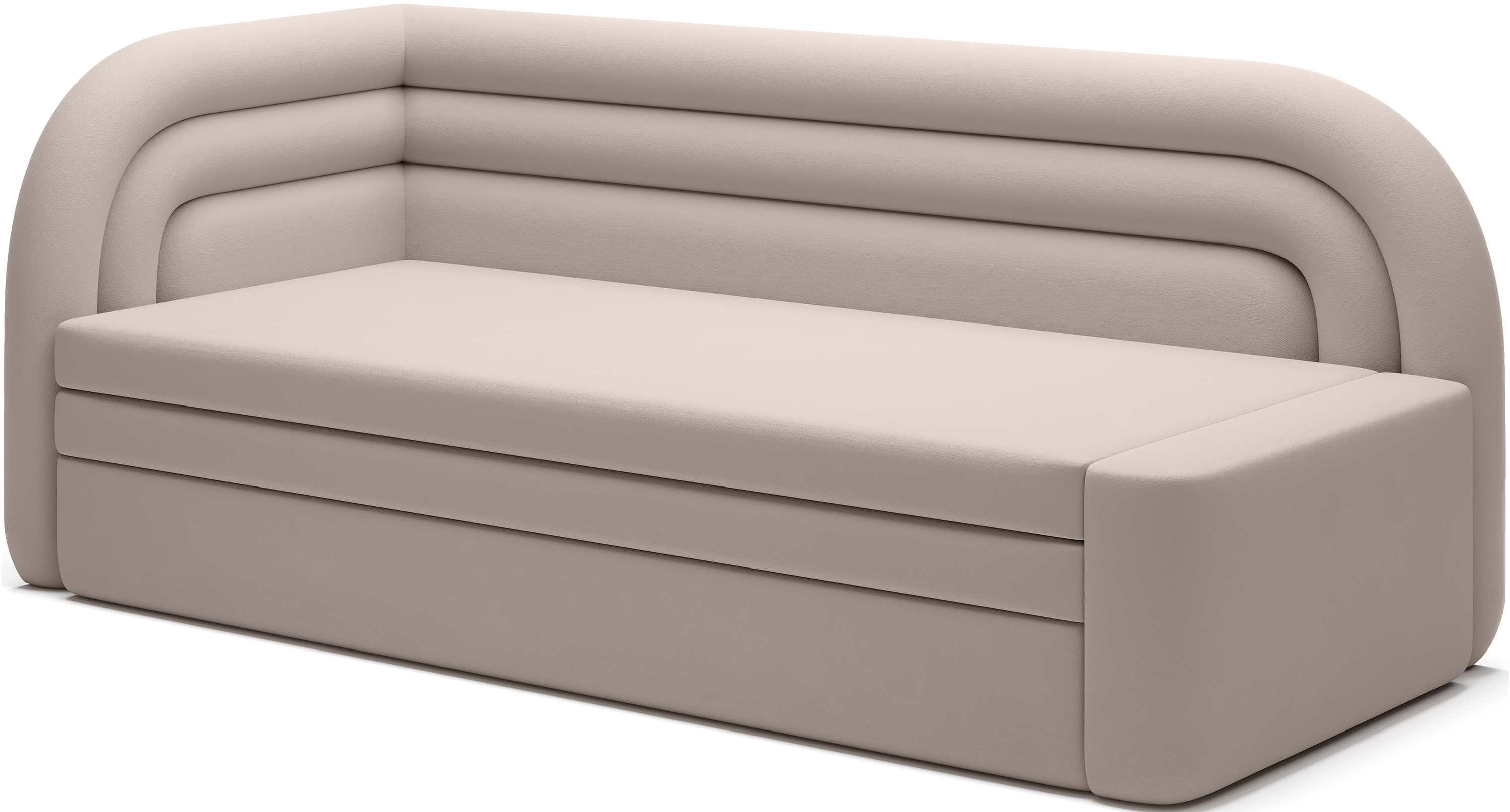 Fabillo Storage Sleeper Sofa - Beige