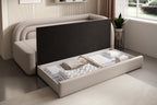 Fabillo Storage Sleeper Sofa - Beige