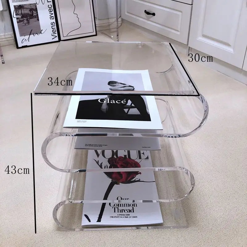 Ripple Bedside Magazine Rack