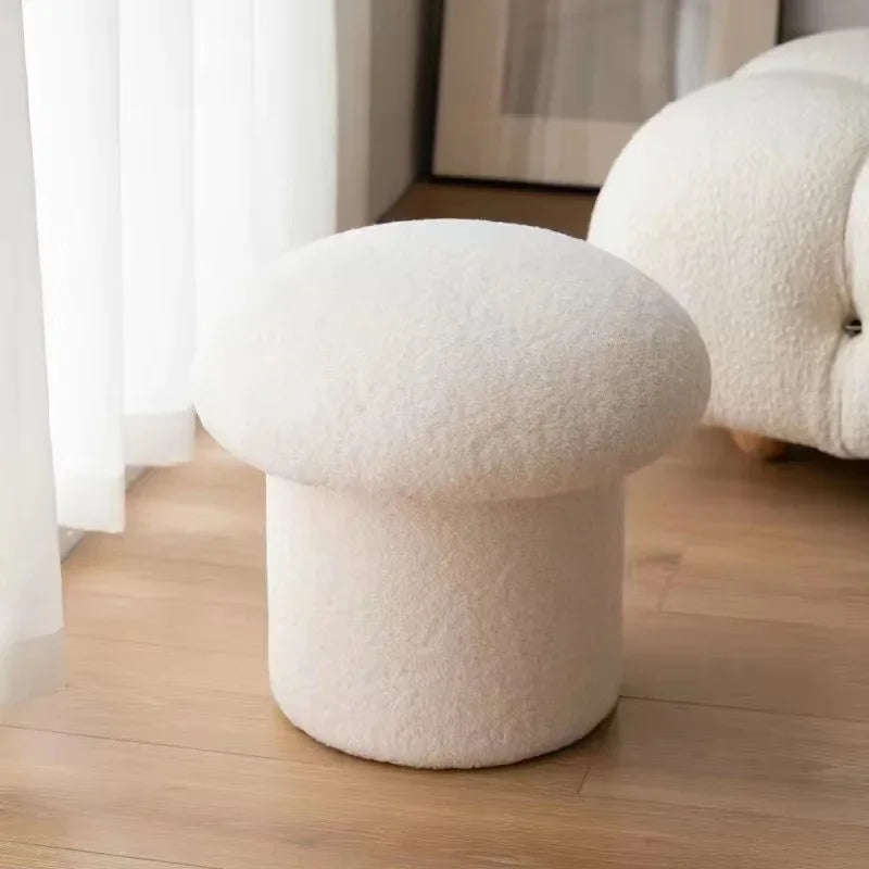 Bouclé Pouf Champignon