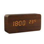 Wood Block Alarm Clock