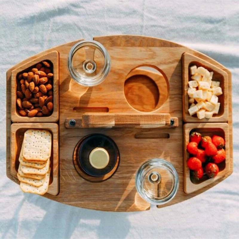 Portable Picnic Charcuterie Tray