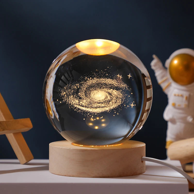 Galactic Crystal Ball Lamp