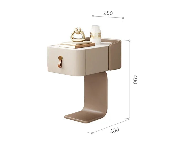 Vallon Pedestal Nightstand