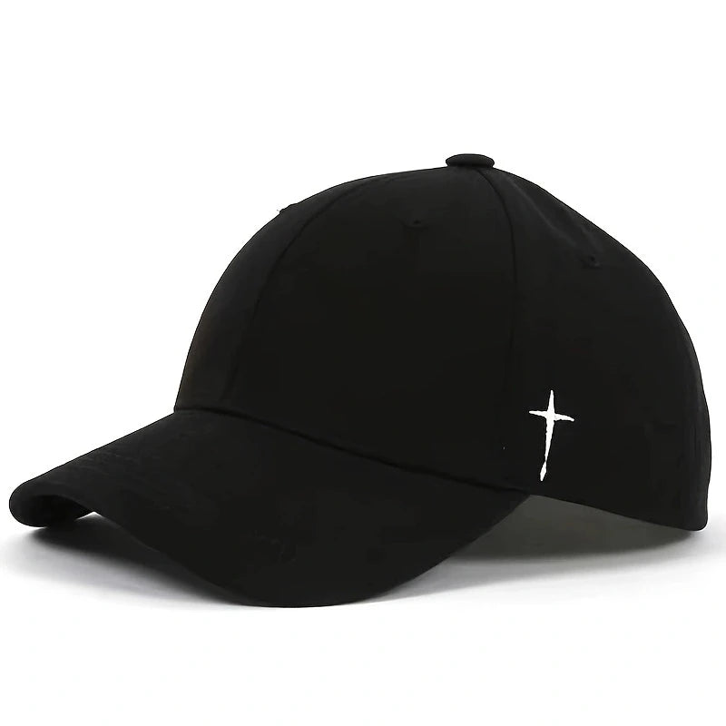 Cross Embroidered Baseball Hat