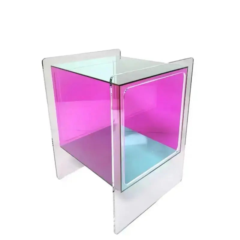 Floating Colour Cube Side Table