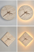 Backlit Eclipse Stone Clock