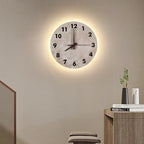Backlit Eclipse Stone Clock