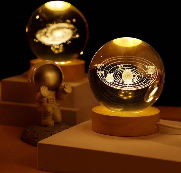 Galactic Crystal Ball Lamp