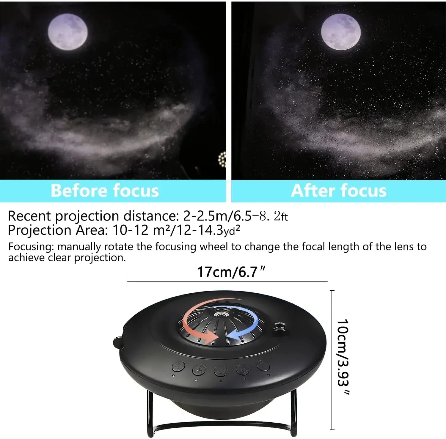 LED Star Projector Night Light