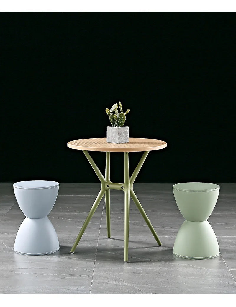 Nordic Hourglass Ottoman