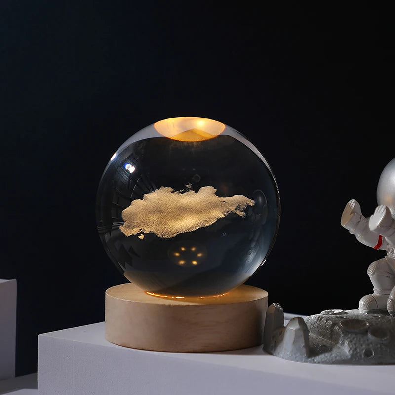 Galactic Crystal Ball Lamp