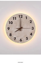 Backlit Eclipse Stone Clock