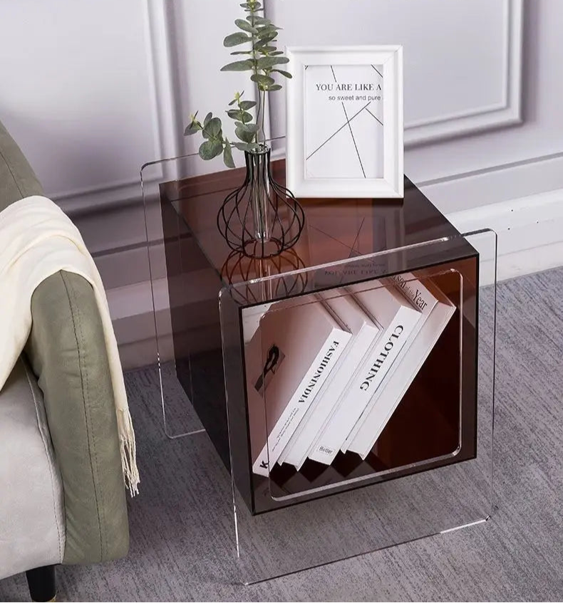 Floating Colour Cube Side Table