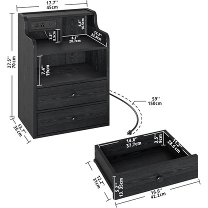 Smart Nightstand with Charging Station